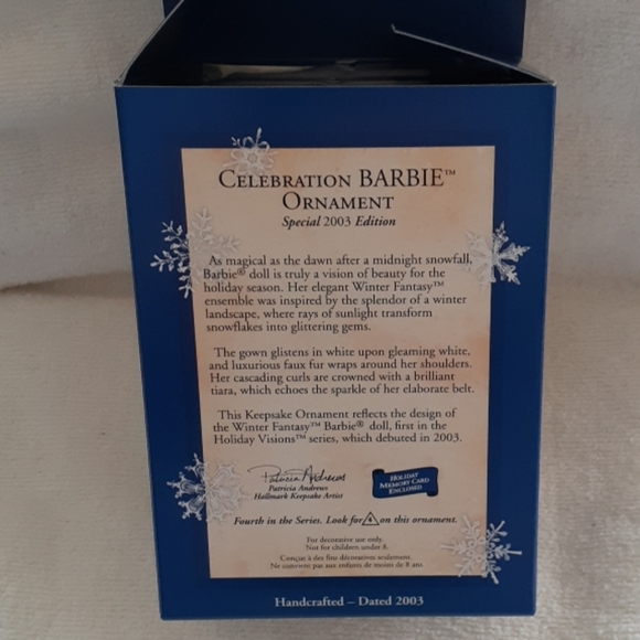 Hallmark Celebration Barbie, 2003. - Picture 3 of 8